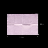125 pièces/paquet Bavoirs de tatouage roses, Tampons de nettoyage pour tatouage, Tampons noirs jetables, Lingettes de nettoyage imperméables, Fournitures de maquillage et de tatouage