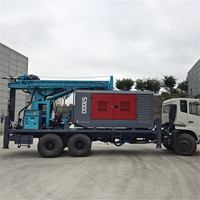 Foreuse de puits d'eau montée sur camion de 300 m pour chantier, haute efficacité de forage, construction durable