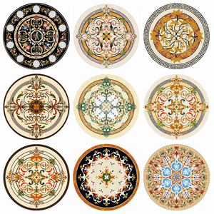 Design personalizzato palazzo privato e Majlis progetto Waterjet marmo medaglione pavimento piastrelle - Product Image 5