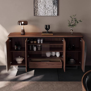 <span class=keywords><strong>Table</strong></span> <span class=keywords><strong>console</strong></span> de salon en bois de noyer moderne de luxe, buffet de grande capacité pour salle <span class=keywords><strong>à</strong></span> <span class=keywords><strong>manger</strong></span>, meuble de maison, hôtel - Product Image 4