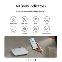 Balance connectée Mi Home S800 à huit électrodes pour la mesure de la graisse corporelle, blanche, articles pour la maison intelligente>>Produits pour la maison intelligente