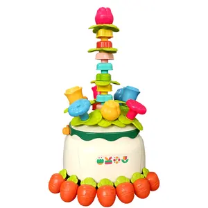 Children Toys Educational 1 Year Old Baby Flower Garden Building Toy Set Stem Toys for Toddlers