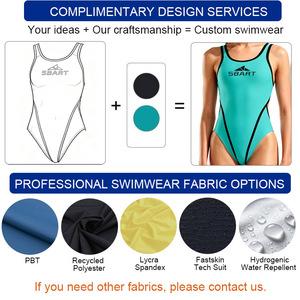 Traje de Baño Deportivo Profesional de Corte Alto con Tirantes Finos en Y, Resistente al <span class=keywords><strong>Cloro</strong></span>, con Protección UPF50+, Color Verde Azulado Degradado, para Mujer - Product Image 5