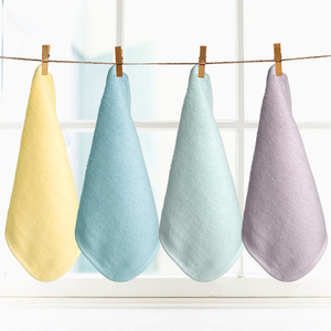 Serviettes de toilette et lingettes carrées en bambou pour bébé, vente en gros d'usine, serviettes de bain naturelles et biologiques pour le nettoyage des bébés - Product Image 3