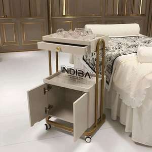 Chariot de Salon de Beauté Roulant 2025 L – Design Luxe, Chariot à Outils, Organisateur Moderne pour Manucure, Meuble de Salon sur Roues - Product Image 3