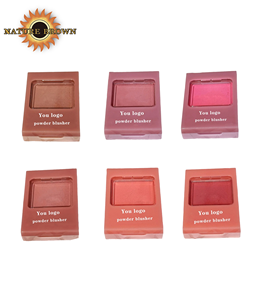 Logotipo personalizable, maquillaje duradero vegano, colorete en polvo monocromático, sombra de ojos, pigmento alto y duradero para un tono de piel claro - Product Image 1