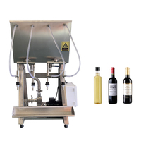 Remplisseuse volumétrique de précision semi-automatique compacte de 1 à 5 L |   Équipement pour boissons alcoolisées pour l'embouteillage de vin/vodka/eau