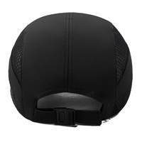 Casquette de baseball unisexe personnalisée, vêtements de sport pliables en nylon et coton de couleur unie pour hommes avec broderie à la main