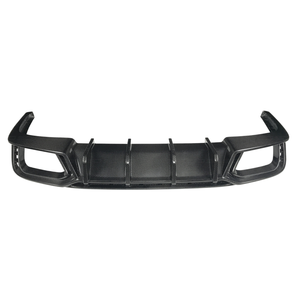2017 2019 High Fitment Dry Carbon Fiber Rear Diffuser For Audi S4 B10 Performance Rear Bumper Splitter - Product Image 2