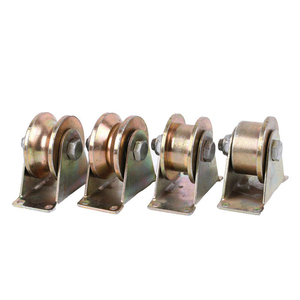 <span class=keywords><strong>Roue</strong></span> de <span class=keywords><strong>guidage</strong></span> coulissante de haute qualité, poulie de porte coulissante en acier de couleur, <span class=keywords><strong>roue</strong></span> de rail industriel, V, U, H, T - Product Image 1