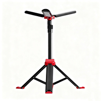 Lampe de camping portable à LED, trépied télescopique, étanche, rechargeable, avec contrôleur d'éclairage pour le camping, la randonnée, le surf