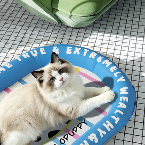 Cat's Nest Summer Ice Cushion Nest Pets Summer Cooling Sleeping Cooling <b>Mat</b> Washable Cats Four Seasons Universal Cat Bed - Product Image 3
