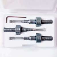 Démontage de la clé à bascule, dissolvant de l'étau, Kit de pistolet de ramassage de serrure, outil de pratique manuel clé Huk Cross Lock Pick