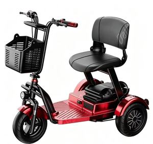 Triciclo Elettrico Pieghevole a <span class=keywords><strong>3</strong></span> Ruote 48V con Batteria Rimovibile, Scooter per la Mobilità di Adulti e Anziani per Spostamenti Quotidiani, Disponibile in Magazzini USA e UE - Product Image 1
