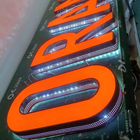 Panneau publicitaire lumineux LED DakeSign personnalisé, étanche IP65, avec Bluetooth et Wi-Fi, pour numéros de maison/villa, idéal pour la décoration