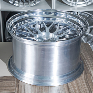 Hot bán cho tùy chỉnh 2-mảnh rèn bánh xe với chải bạc mặt và đánh bóng bước kép thùng cho vô cùng Q50 - Product Image 3