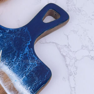 थोक एसिसिया लकड़ी और एपॉक्सी राल नाश्ते बोर्ड लकड़ी के चारक्यूरी बोर्ड के साथ लकड़ी का चारक्यूरी बोर्ड - Product Image 6