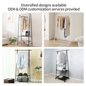 <span class=keywords><strong>Perchero</strong></span> de ropa de 3 niveles personalizable estilo <span class=keywords><strong>escalera</strong></span>, organizador de ropa independiente, <span class=keywords><strong>perchero</strong></span> metálico multiusos para dormitorio - Product Image 4