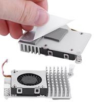 Ventilador de Aluminio Ajustable con Control PWM para Raspberry Pi 5 Turbo Fan