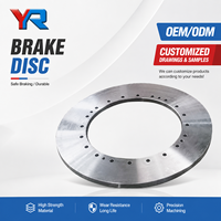 Étriers de frein miniers personnalisables OEM, traitement durci 40Cr pour camions miniers tout-terrain Terex TR60, disques de frein longue durée