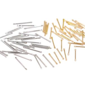 Double-hole Round Connecting Rod Jewelry Pin 500pcs <b>Bag</b> Pack For DIY Earrings <b>Studs</b> Accessories Yiwu Origin - Product Image 5