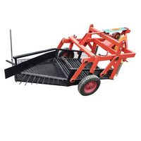 Récolteuse d'arachides automotrice anti-colmatage à vibration, largeur de travail de 700 mm pour la récolte d'arachides sur petites exploitations agricoles