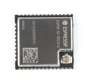 ESP32-S2-SOLO-2 وحدة إرسال واستقبال لاسلكية للإنترنت والإنترنت بشبكة واي فاي ESP32-S2-SOLO-2-N4 ESP32 بتردد 2.4 جيجاهرتز وحدة MCU 32 بت ESP32-S2-SOLO-2U