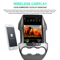 Reproductor Multimedia para Automóvil con Pantalla OLED de 12.1 Pulgadas y 2 DIN, Navegación GPS, Ford Ranger F250 2011-2016, Pantalla Vertical, Pantalla Dividida Tesla