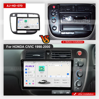Unité principale Android pour voiture, autoradio Android pour HONDA CIVIC 1998-2000, lecteur multimédia pour navigation automobile, radio audio