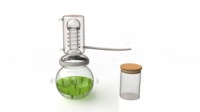 Kit de distillation d'huiles essentielles en verre, équipement d'extraction d'hydrolats, distillateur d'huiles essentielles domestique de petite capacité