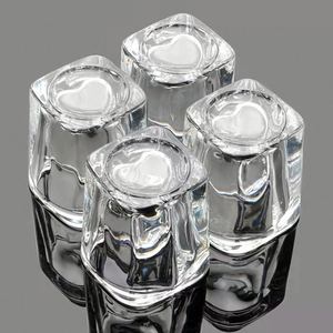 Verre à shot en verre blanc épais de 100 ml, design carré, personnalisable avec logo, vente en gros directe d'usine, Chine Zhejiang, pour le vin - Product Image 3