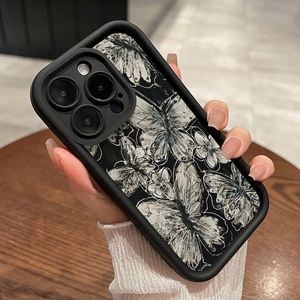 Funda de silicona con diseño de mariposa para iPhone 17 16 15 14 13 12 11 X XR Xs SE2 SE 8 7 Plus Pro Max Mini - Product Image 2