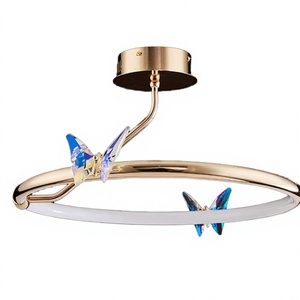 Lampada da Soffitto Moderna a LED in Alluminio e Acrilico, Design Nordico di Lusso, IP65, per Soggiorno, Alta Resa Cromatica CRI 90 - Product Image 4