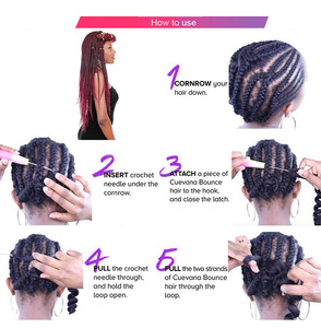 Jumbo Braid-extensiones de cabello sintético para trenzas, extensiones de cabello trenzado de 24 pulgadas de fibra de alta temperatura, 81 colores - Product Image 3