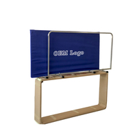 Barreras envolventes de tenis de mesa integradas de tela Oxford 210D/420D/600D de alta calidad al por mayor para exhibición
