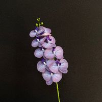 Décoration saisonnière violette pour hall, plafond et sol : Rose, papillon, orchidée, fleur éternelle