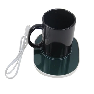 Chauffe-tasse intelligent classique en ABS avec contrôle de température, auto-chauffant, 14 oz, chargeur sans fil, sous-verre chauffant 55 degrés - Product Image 1