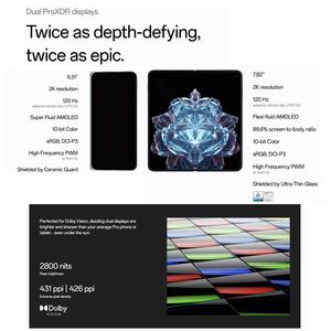 Nuevo OnePlus Open 5G Versión EU, Teléfono Móvil Plegable 5G de 7.82 Pulgadas + 6.31 Pulgadas, Batería de 4805mAh, Doble SIM - Product Image 5