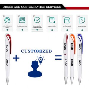 Bolígrafos Deportivos de Plástico con Logotipo Personalizado al por Mayor, para Publicidad, Decoración DIY para el Hogar/Oficina, Sublimación, en Blanco - Product Image 4