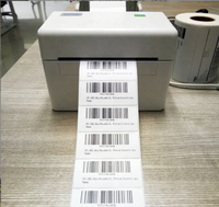 Papier autocollant thermique FBA A4 auto-adhésif étiquette papier upc code-barres boîte extérieure impression étiquette en papier d'expédition