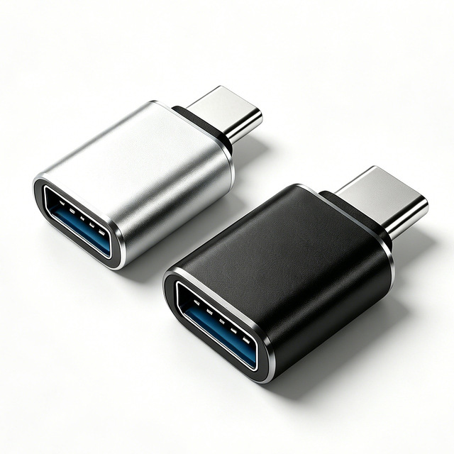 OTG Adapter USB 3.0 Type-C for Smartphones USB Flash Drives; Compatible iPhone 15 Android Devices; Card Reader Mouse Adapter