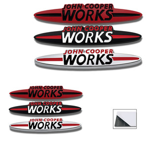 สติกเกอร์แบบมีกาวในตัวโลโก้บนรถ3D โลโก้เครือข่าย <span class=keywords><strong>JCW</strong></span> แบบมินิปรับเปลี่ยนได้โลโก้รถ - Product Image 2