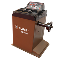 Équilibreuse de pneus de voiture automatique intelligente, précision 1g, diamètre de roue maximal 10-18 pouces, outil d'alignement de roues fabriqué en usine