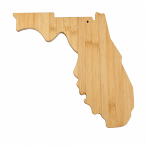 Set Personalizzato <span class=keywords><strong>di</strong></span> 12 Taglieri con Mappa della Florida, Incisione Laser, in Legno, per Souvenir e Regali - Product Image 1