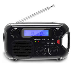 Radio de Emergencia Solar para Exteriores con Manivela, Altavoz Bluetooth de 5000 mAh, Linterna de Emergencia - Product Image 2