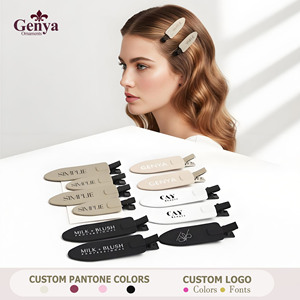 กิ๊บติดผม Genya Custom LOGO ยาว 7 ซม. แบบไม่ทำให้ผมเป็นรอย  กิ๊บแบบด้าน ไม่ทำให้ผมงอ  กิ๊บขนาดให<span class=keywords><strong>ญ</strong></span>่ 8 ซม.  กิ๊บสำหรับดูแลผิว - Product Image 1