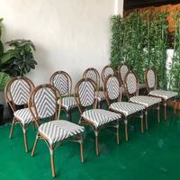 Nouveau style de mobilier de jardin d'extérieur : Chaise de salle à manger en rotin, Chaise d'extérieur en rotin, Fauteuil en rotin - Vente en gros