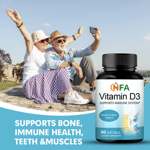 El suplemento orgánico de vitamina D3 de etiqueta privada apoya la salud ósea e inmunológica Cápsulas blandas de vitamina D3 - Product Image 5