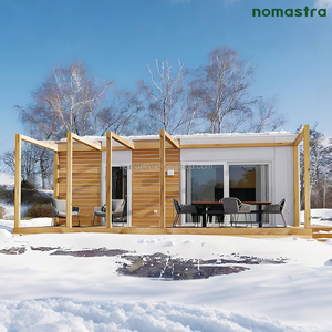 Ánh sáng khung thép <span class=keywords><strong>Modular</strong></span> nhà di động cho khu nghỉ mát phát triển bền Kết Cấu Thép tòa nhà - Product Image 3