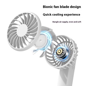 Xách Tay Có Thể Sạc Lại Đa Chức Năng <span class=keywords><strong>Mini</strong></span> Fan Bảng Fan Clip-On Thiết Kế Tiếng Ồn Thấp Cho Xe Ngoài Trời Cắm Trại Nhà Sử Dụng - Product Image 3